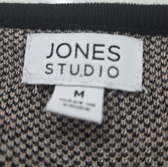 JONES STUDIO b Evan Picone Woman's Blush Pink Open Front Cardigan Sweater Size M - Picture 3 of 9